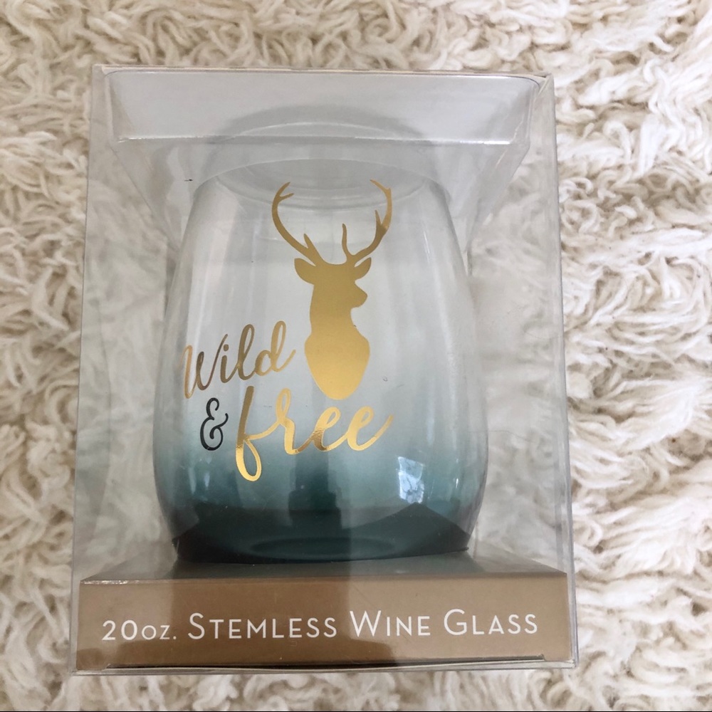 NIB Stemless Wine Glass 🍷